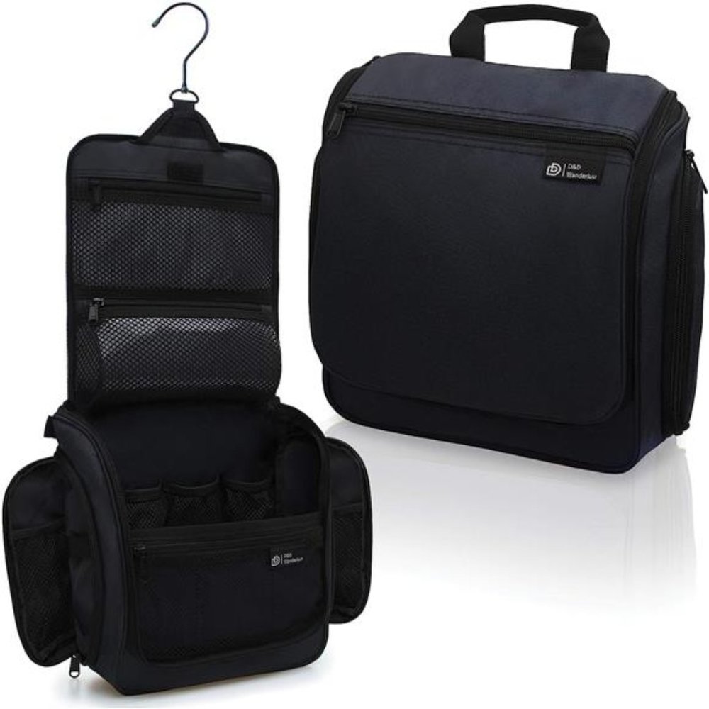 Hanging Travel Toiletry Bag for Men and Women – Large Cosmetics, Makeup Bag